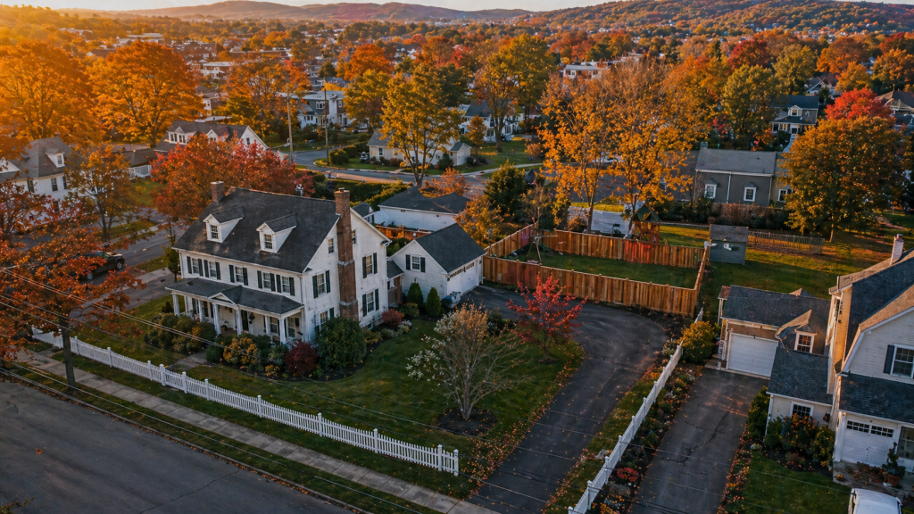 Wood privacy fence installed beside a Torrington CT home